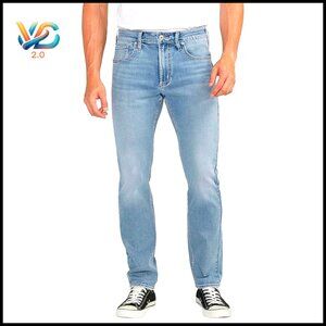 Slim Fit Denim Jeans with 14" Leg Opening, Below Waist Rise